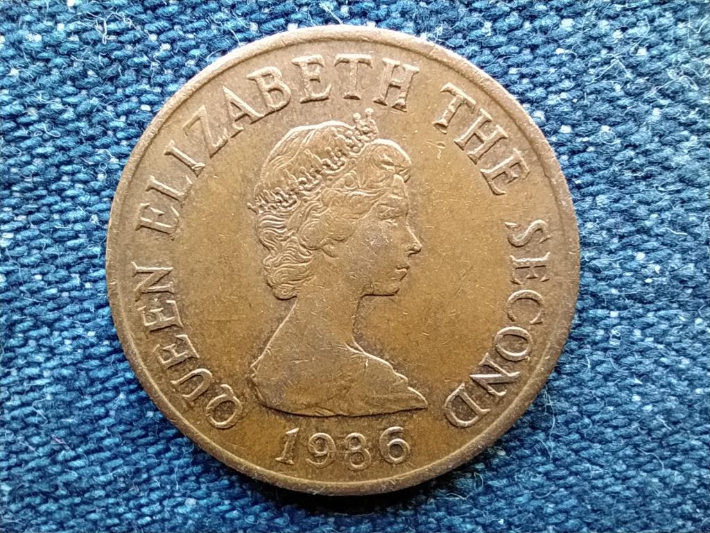 Jersey II. Erzsébet Le Hocq torony 1 penny 1986
