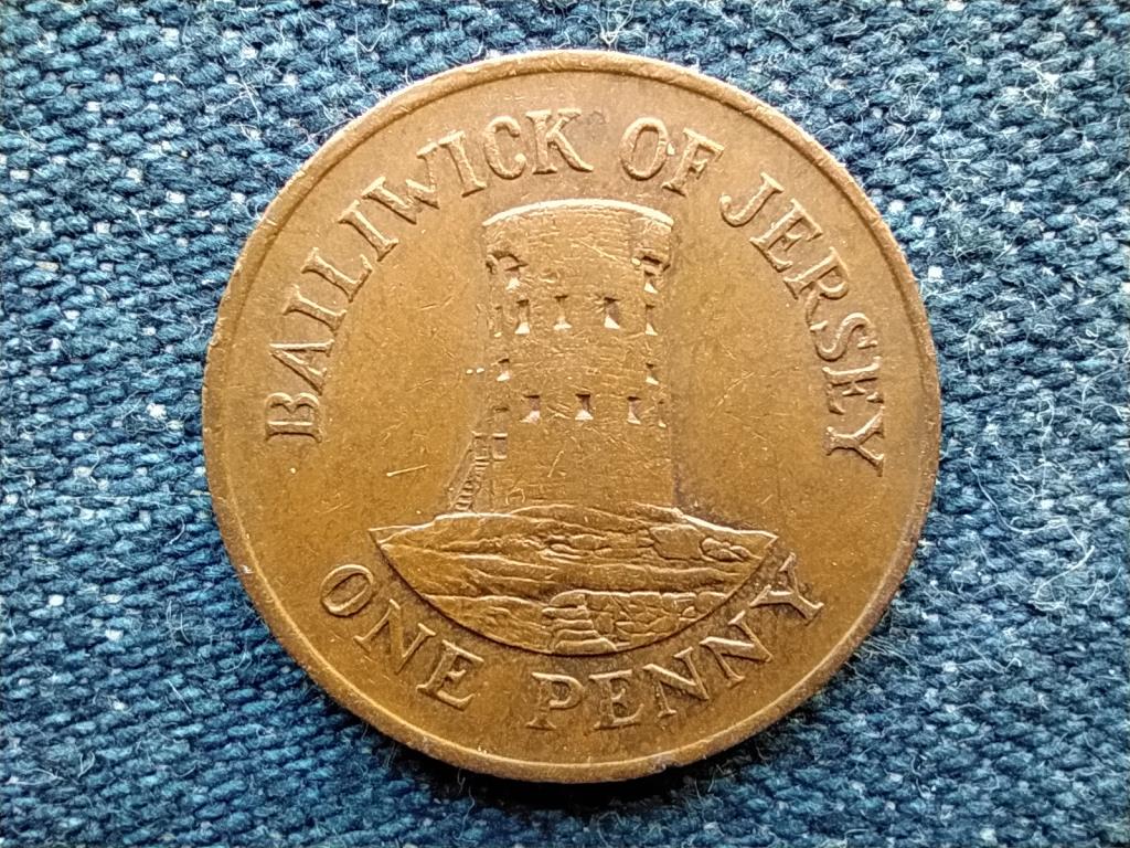 Jersey II. Erzsébet Le Hocq torony 1 penny 1986