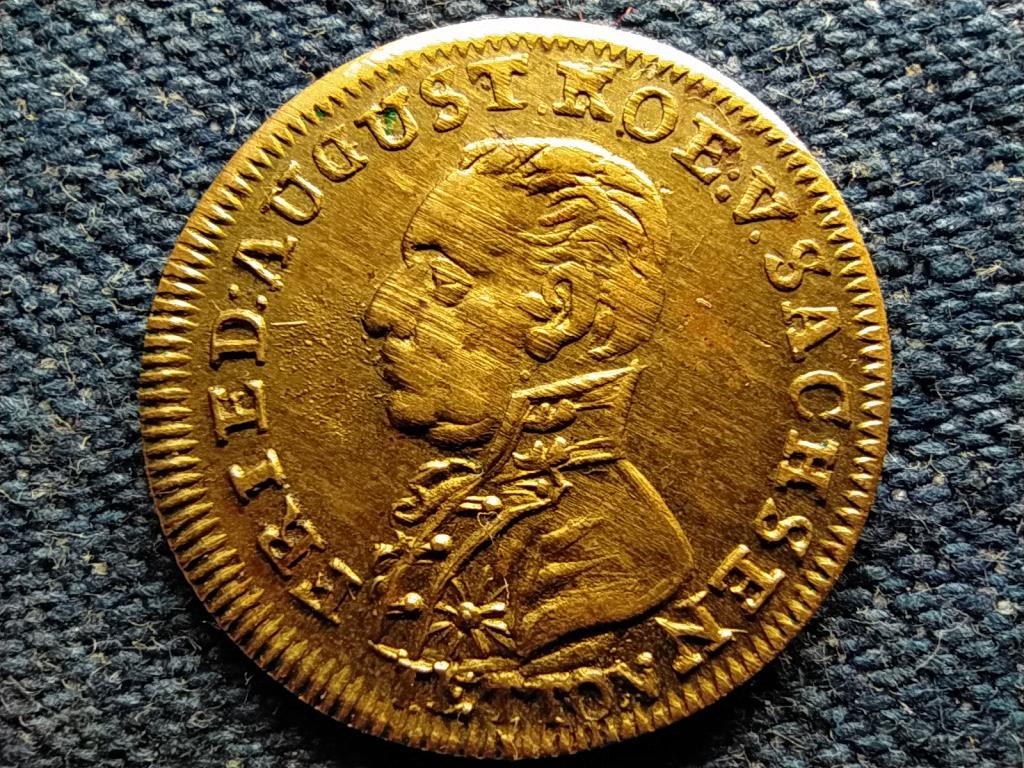 Szászország I. Frigyes Augustus helyi pénz zseton 20 mm