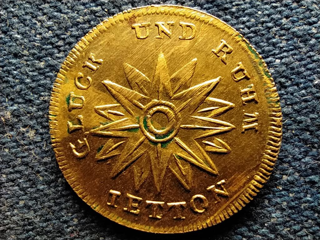 Szászország I. Frigyes Augustus helyi pénz zseton 20 mm