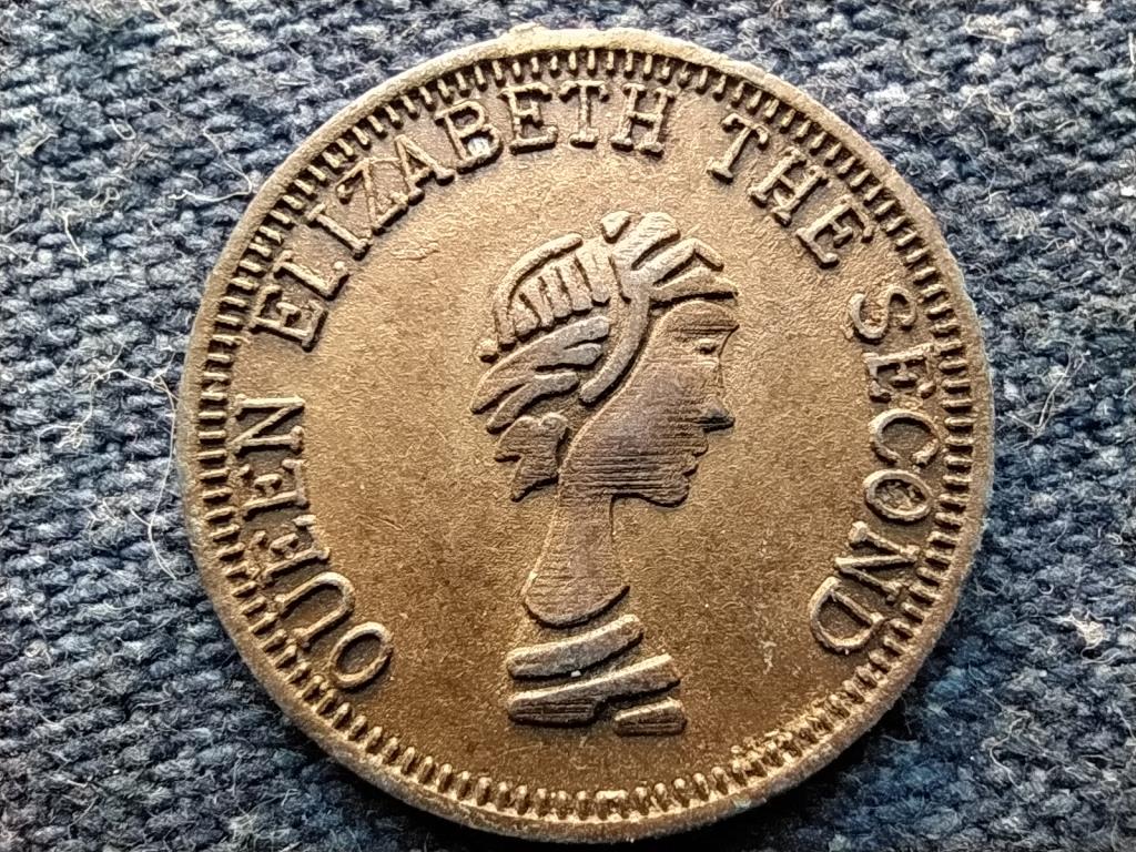 Francia II. Erzsébet szuvenír zseton cink 1,85g 23mm