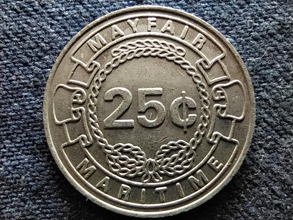 Anglia Mayfair Maritime 25 cent zseton 5,7g 24mm