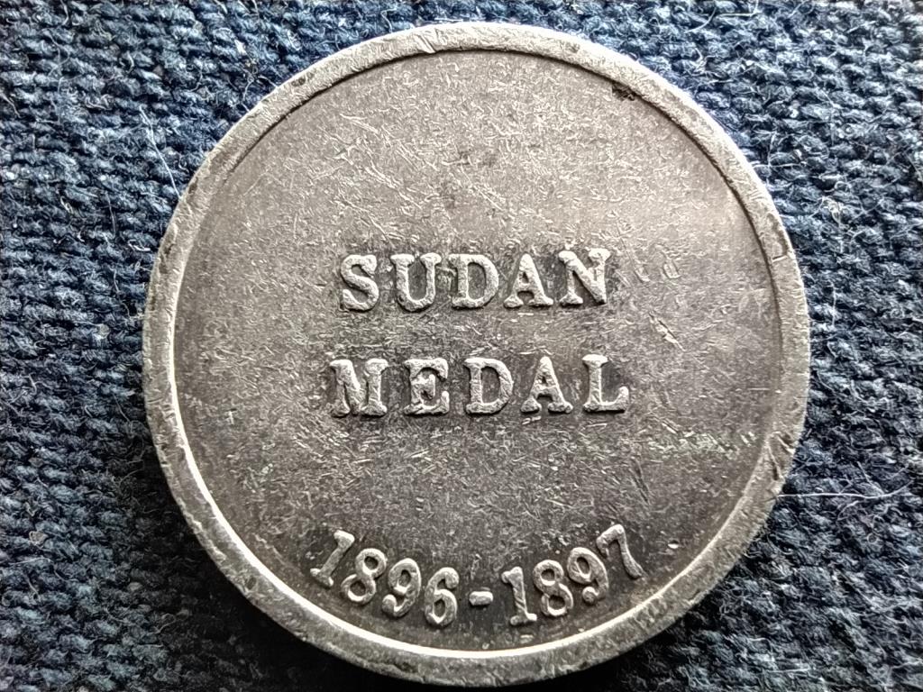 Anglia Sudan medal 1896-1897 zseton 1,2g 19mm