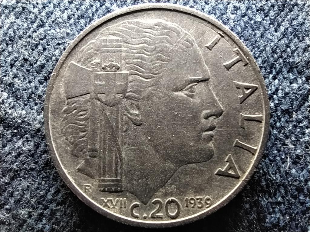 Olaszország III. Viktor Emánuel (1900-1946) 20 Centesimi 1939 R