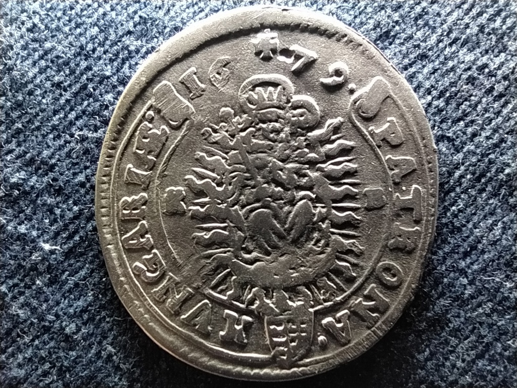 I. Lipót (1657-1705) ezüst 15 Krajcár (1677-1686) 1679 KB 