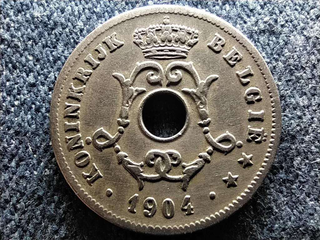 Belgium II. Lipót (1865-1909) 10 centime (holland szöveg) 1904