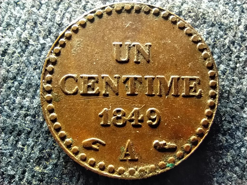 Franciaország Második Köztársaság (1848-1852) 1 Centimes 1849 A