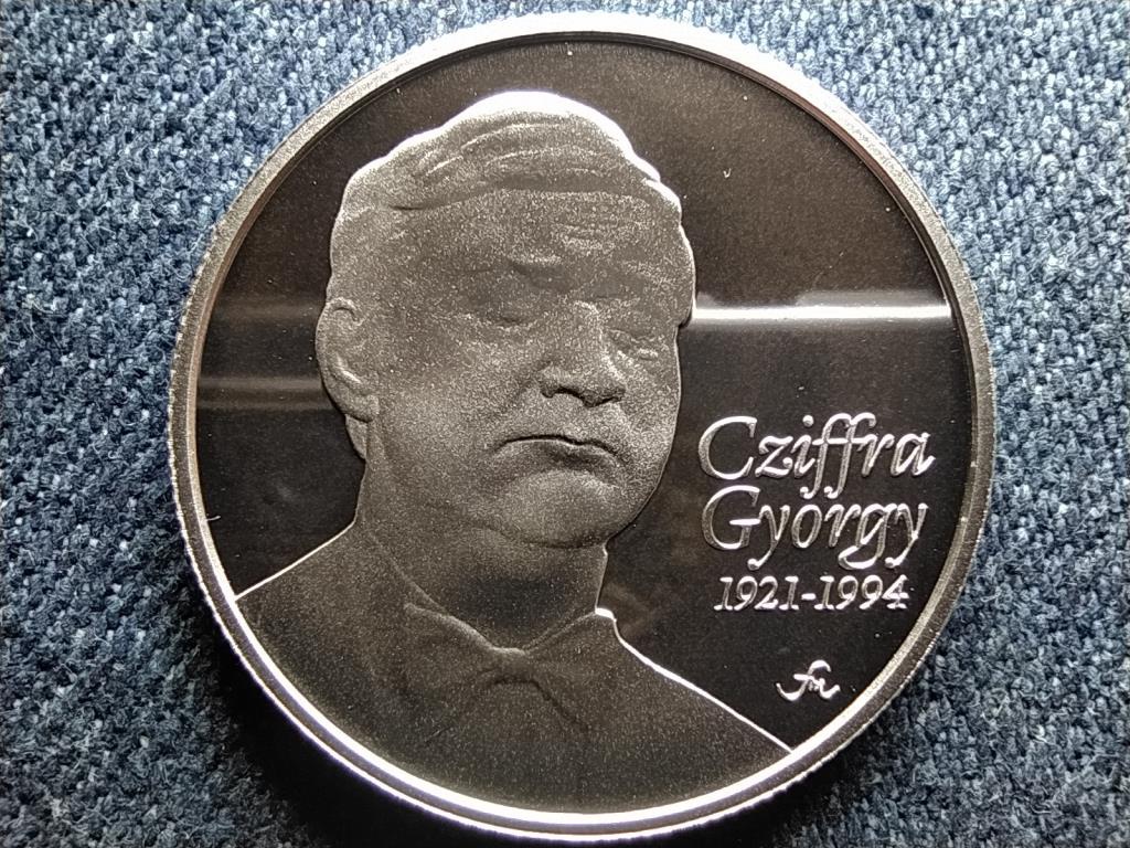 Cziffra György születésének 100. évfordulója .925 ezüst 7500 Forint 2021 BP PP