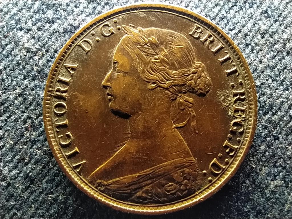 Anglia Viktória (1837-1901) RITKA 1/2 Penny 1867