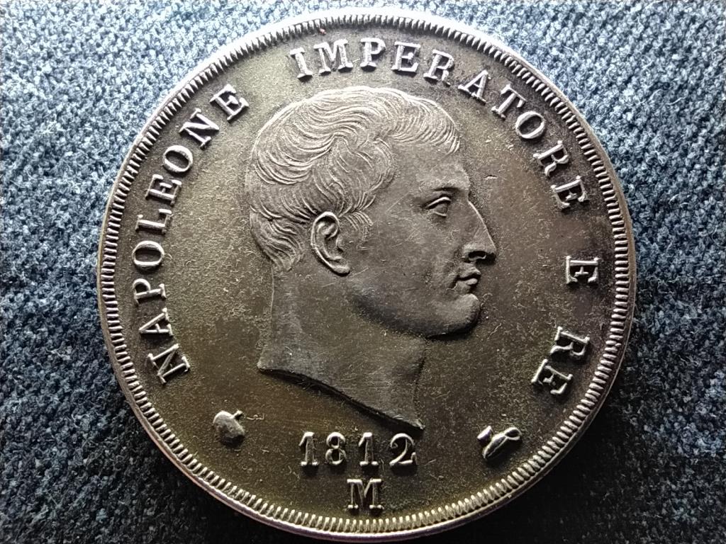 Olaszország I. Napóleon (1805-1814) .900 ezüst 5 Líra 1812 M 