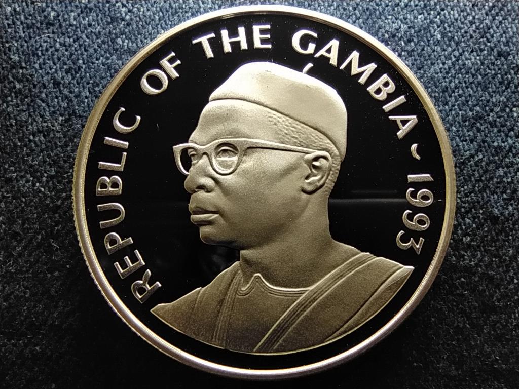 Gambia Olimpia Barcelona birkózók .925 ezüst 20 dalasi 1993 PP