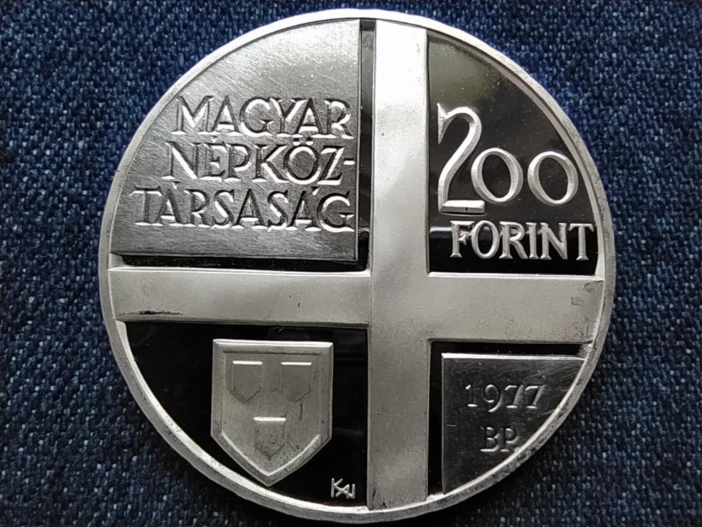 Rippl-Rónai József .640 ezüst 200 Forint 1977 BP PP