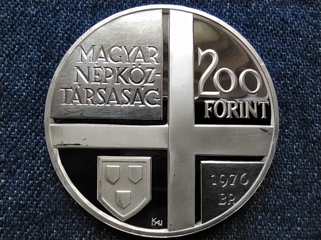Munkácsy Mihály .640 ezüst 200 Forint 1976 BP PP