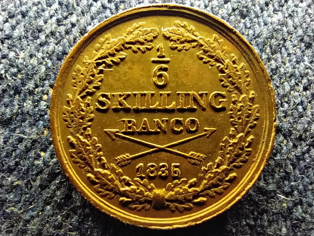 Svédország XIV. Károly János (1818-1844) 1/6 Skilling banco 1835