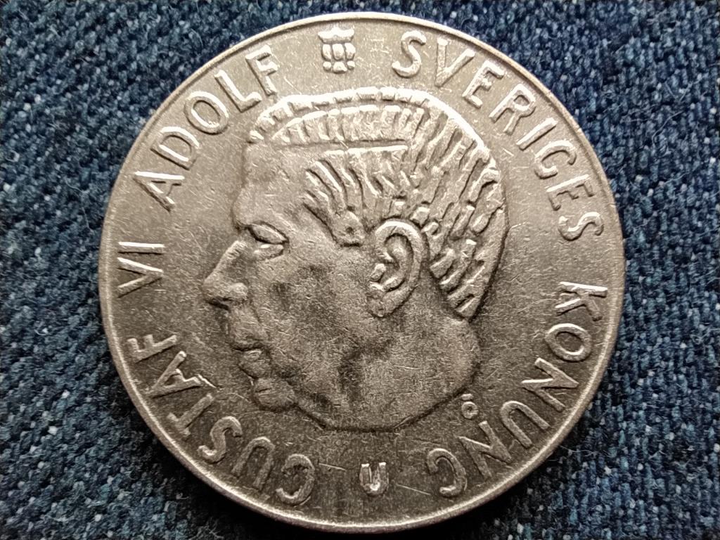Svédország VI. Gusztáv Adolf (1950-1973) .400 ezüst 1 Korona 1968 U