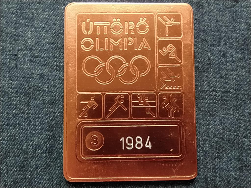 Úttörő olimpia 1984 díjérem