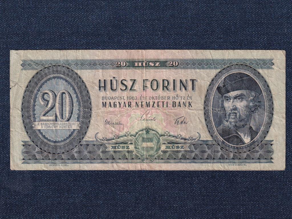 Népköztársaság (1949-1989) 20 Forint bankjegy 1962 Ritkább