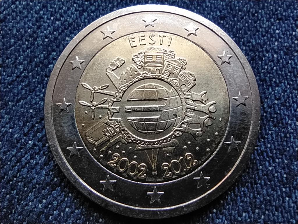 Észtország 10 év Euro 2 Euro 2012