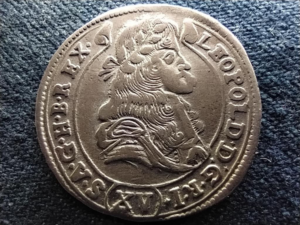 I. Lipót (1657-1705) ezüst 15 Krajcár (1677-1686) 1683 KB 