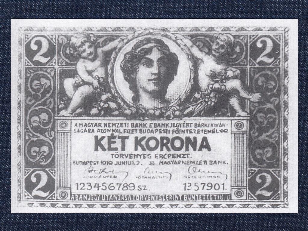 Magyarország Két Korona 1919 Fantázia bankjegy
