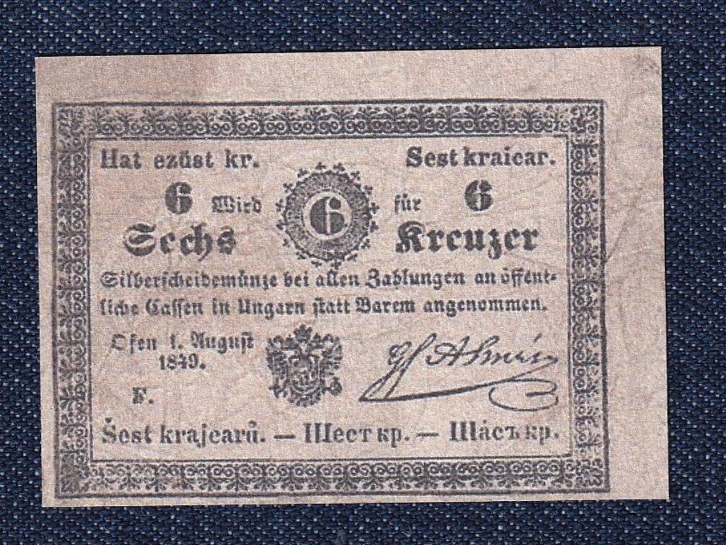 Ausztria Hat Krajcár 1849 fantázia bankjegy