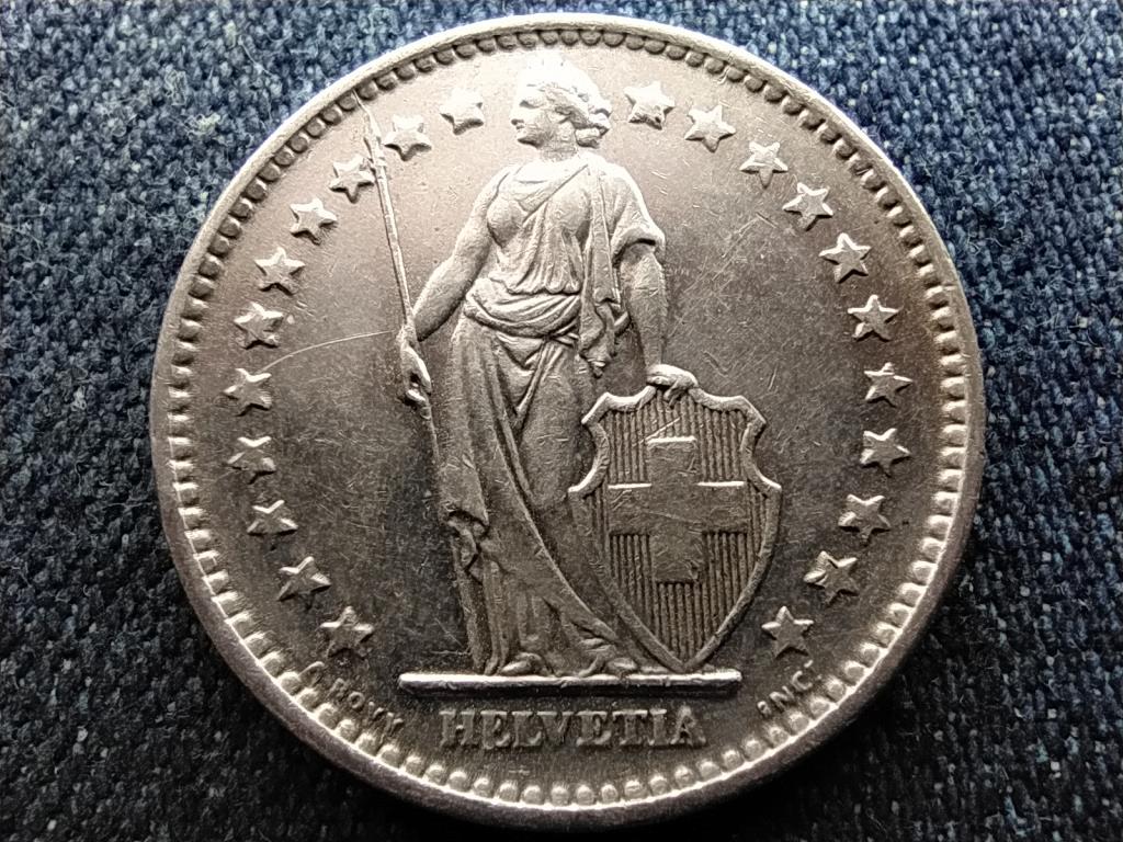 Svájc .835 ezüst 2 Frank 1967 B