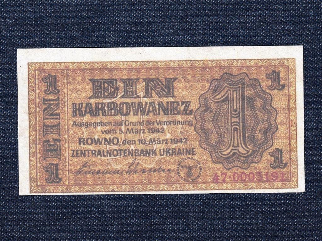 Ukrajna 1 Karbovanec bankjegy 1942 replika