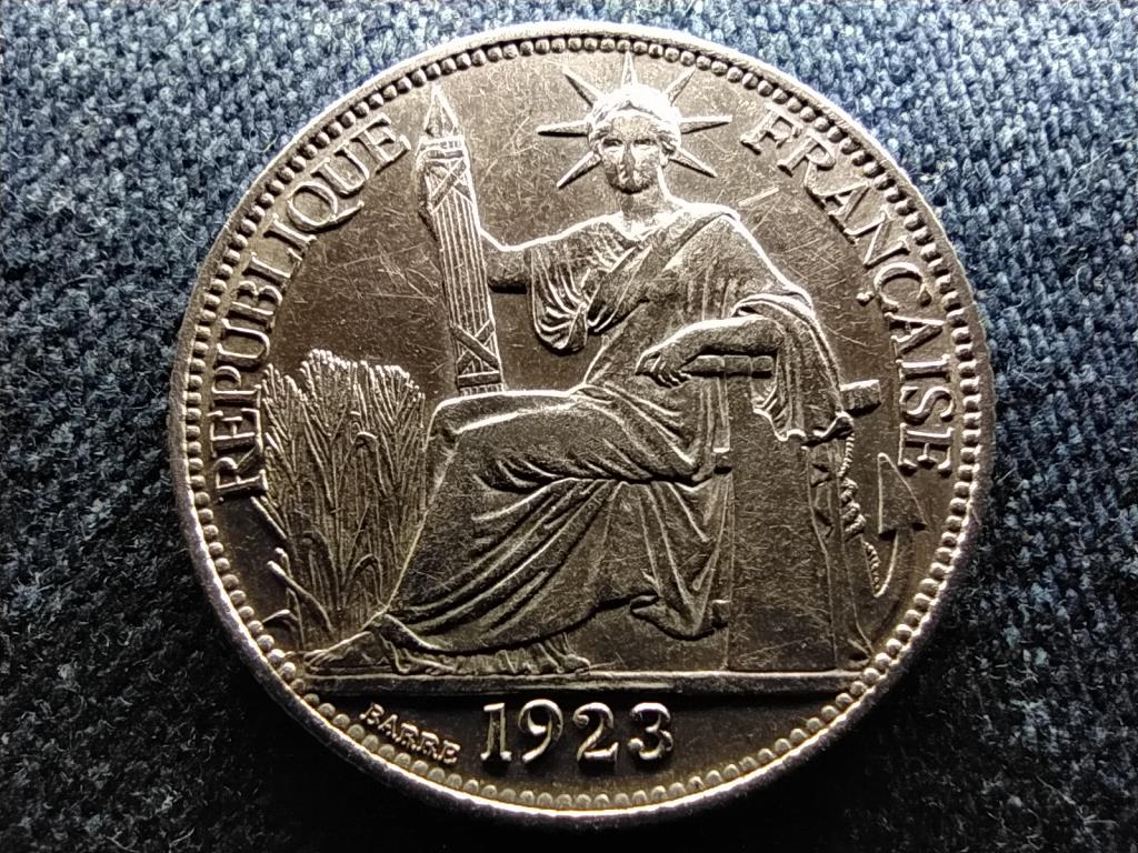Franciaország Indokína .680 ezüst 20 Centimes 1923 A 