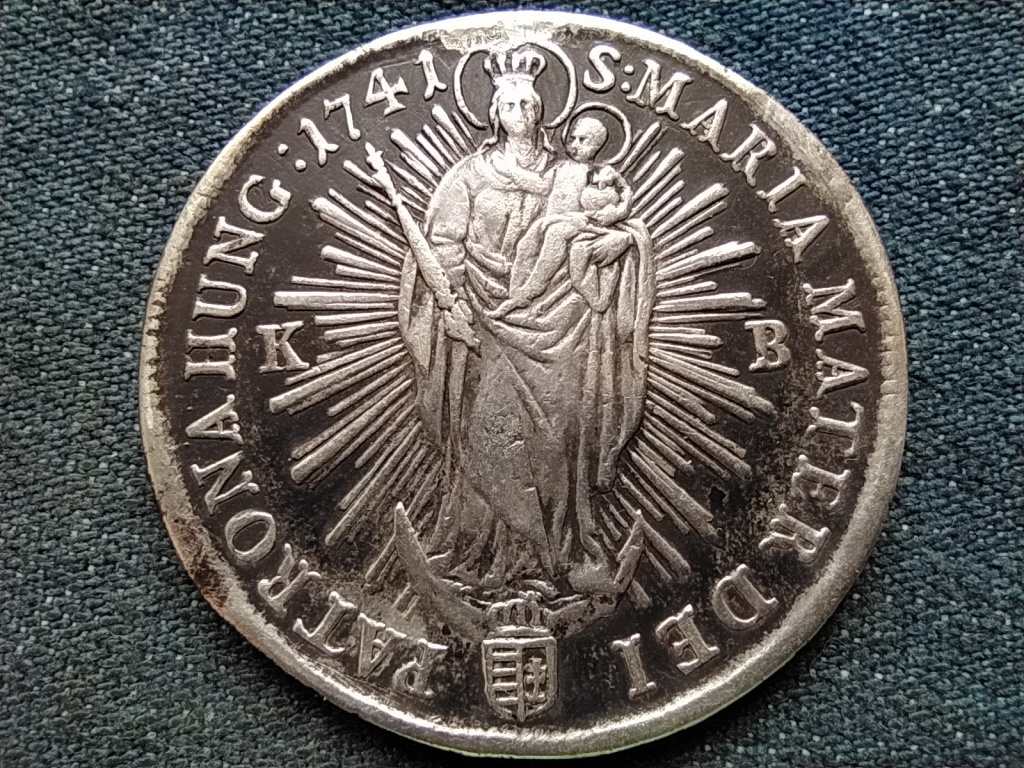 Mária Terézia (1740-1780) .875 ezüst 1 Tallér 1741 KB 