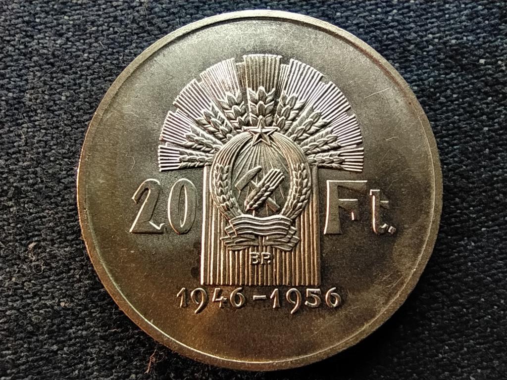 Jó forint sor .800 ezüst 20 Forint 1956 BP 