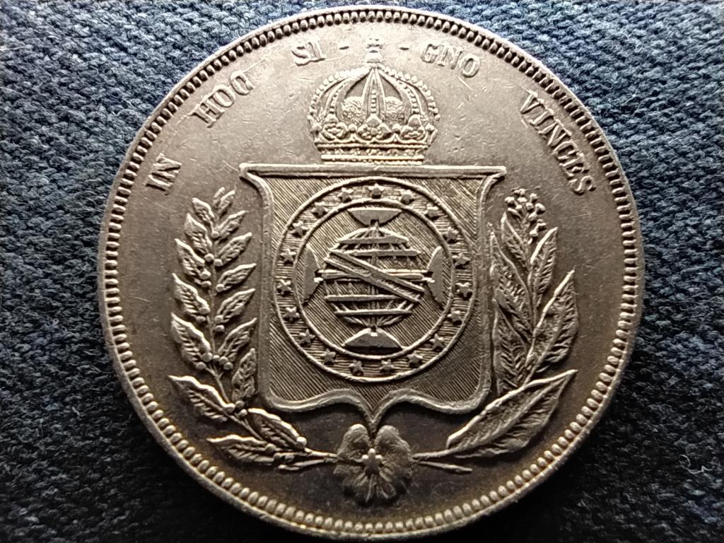 Brazília II. Péter (1831-1889) .917 ezüst 1000 reis 1859