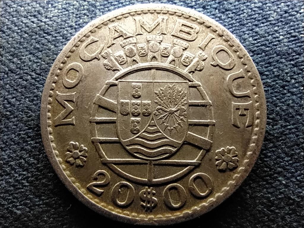 Mozambik .720 ezüst 20 Escudo 1960