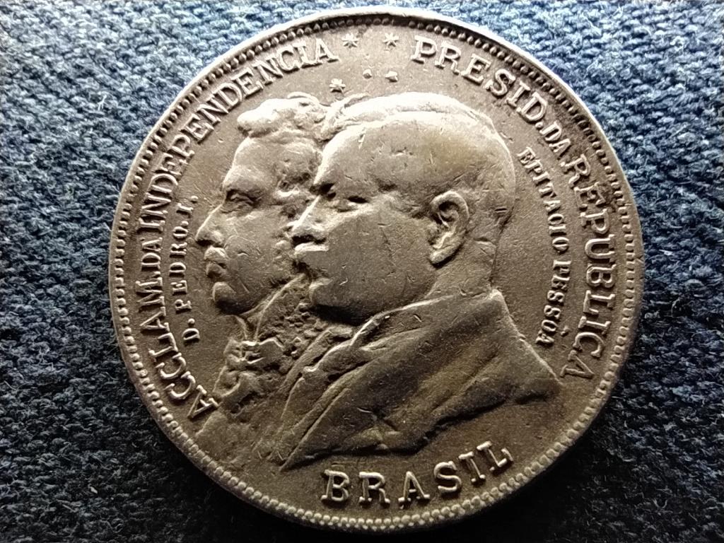 Brazília A függetlenség centenáriuma .900 ezüst 2000 reis 1922