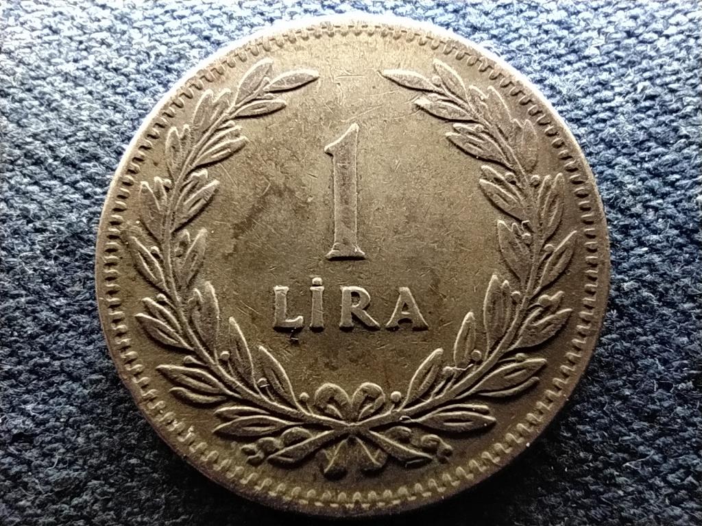 Törökország Köztársaság (1923-) .400 ezüst 1 Líra 1948