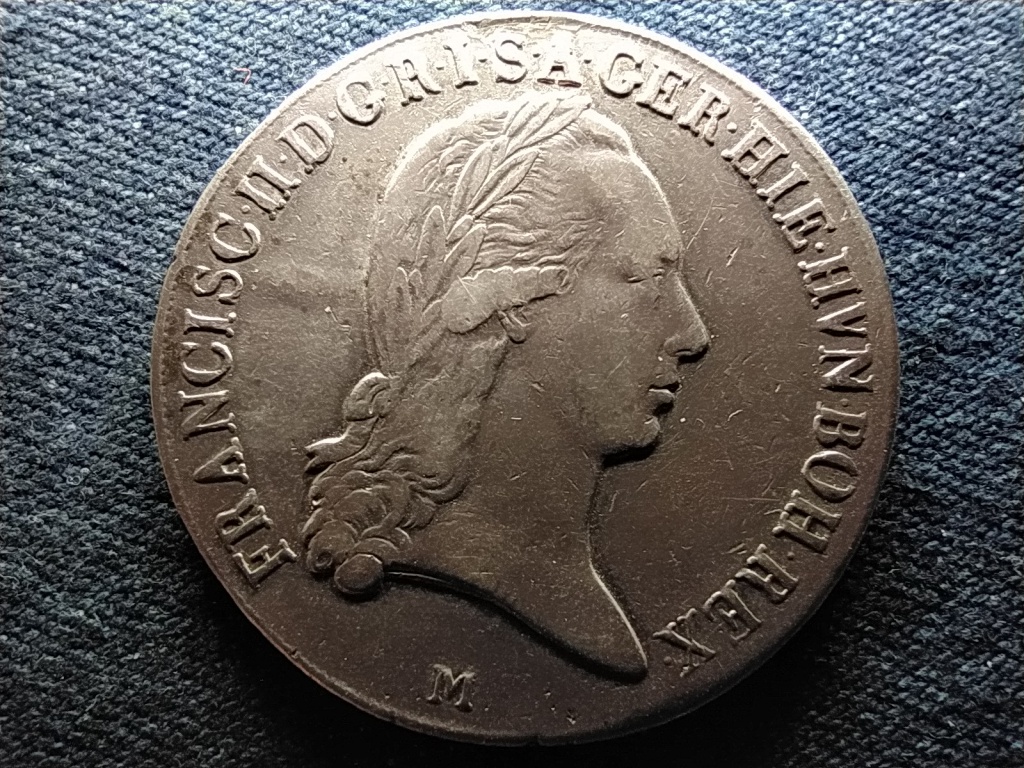 Osztrák Németalföld II. Ferenc (1792-1835) .873 ezüst 1 koronatallér 1796 M