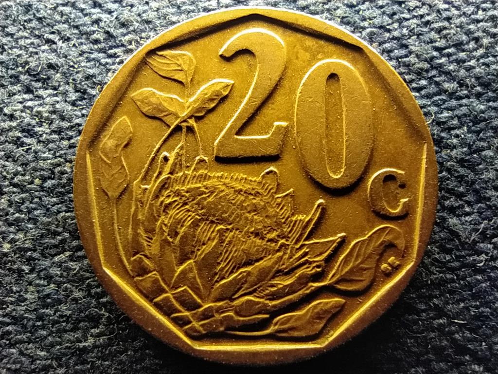 Dél-Afrikai Köztársaság Afrika Borwa 20 Cent 2004