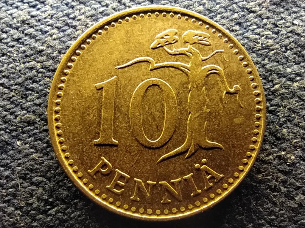 Finnország oroszlán 10 penni 1981 K