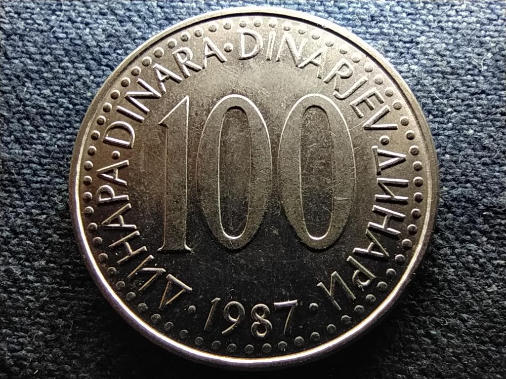 Jugoszlávia 100 Dínár 1987