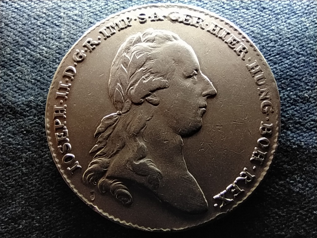 Osztrák Németalföld II. József (1780-1790) .873 ezüst 1 koronatallér 1788 B 