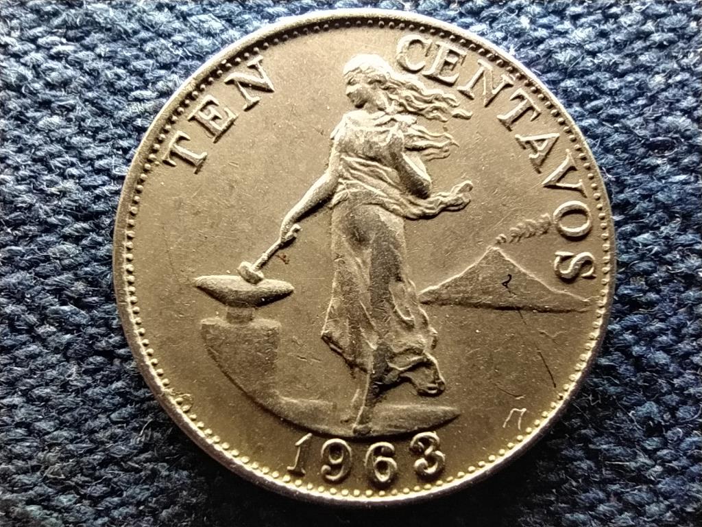 Fülöp-szigetek Köztársaság (1946- ) 10 centavo 1963