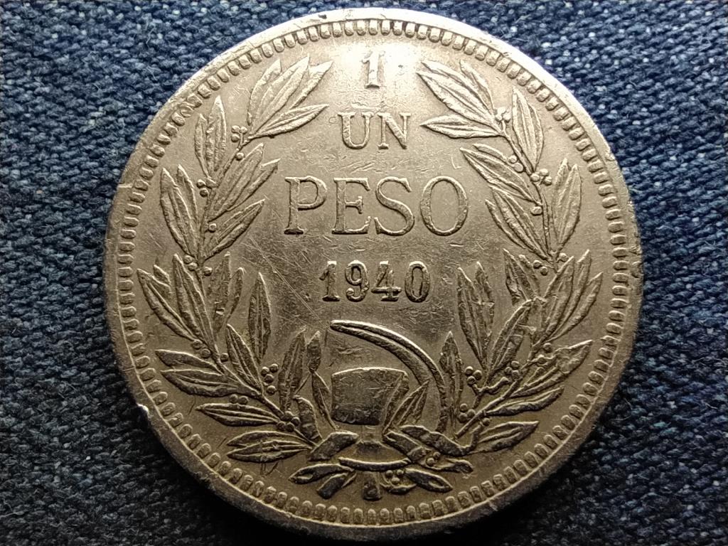 Chile 1 peso 1940 So
