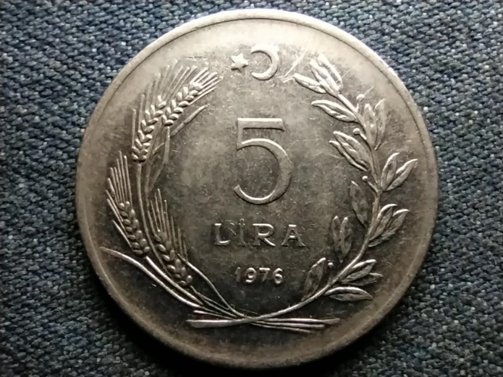 Törökország 5 Líra 1976