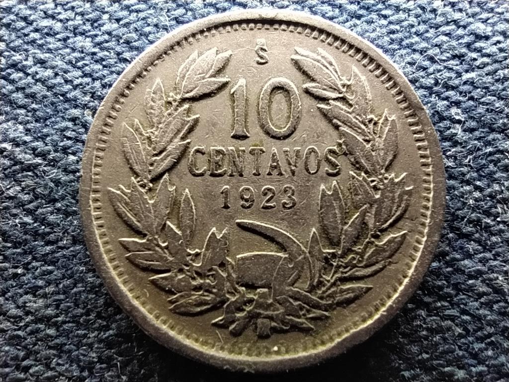 Chile 10 centavo kondorkeselyű 1923 So