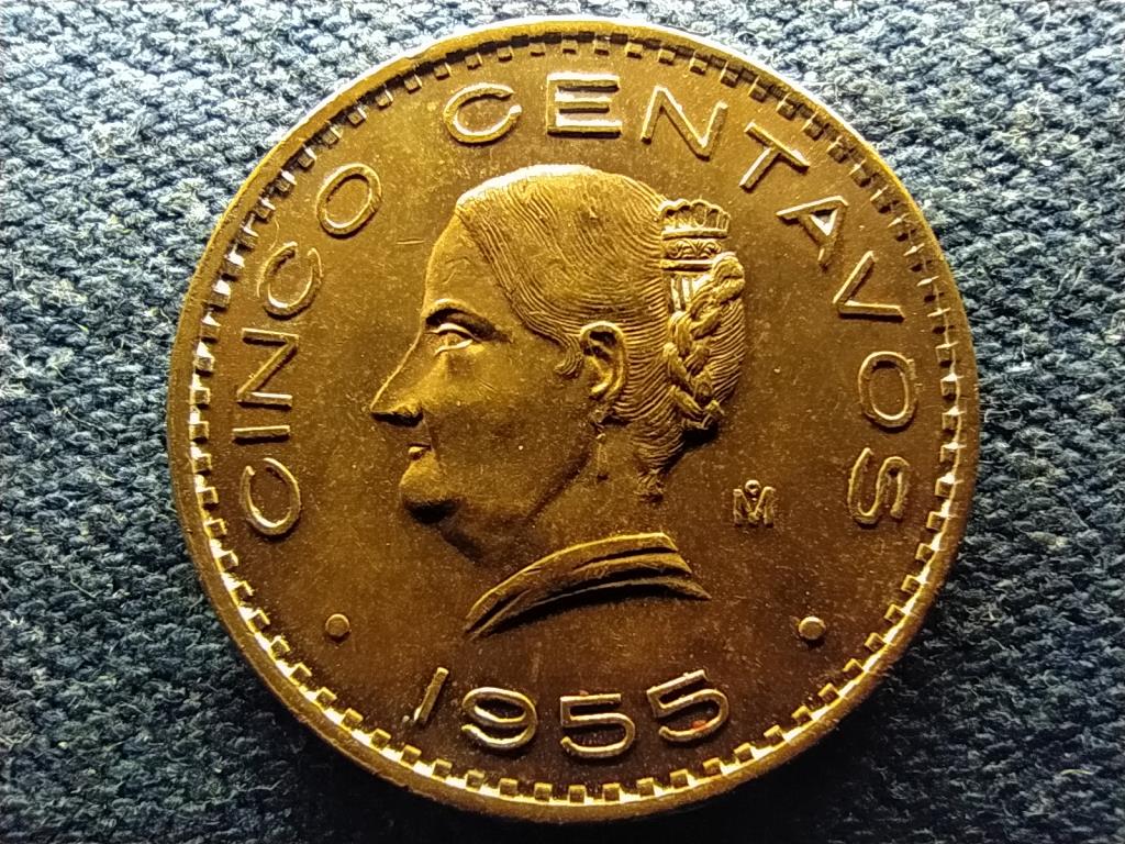 Mexikó Mexikói Egyesült Államok (1905-) 5 centavó 1955 Mo