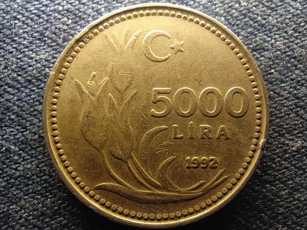 Törökország Köztársaság (1923-) 5000 Líra 1992