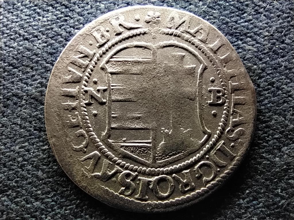 II. Mátyás (1608-1618) .500 ezüst 1 garas 1615 NB 