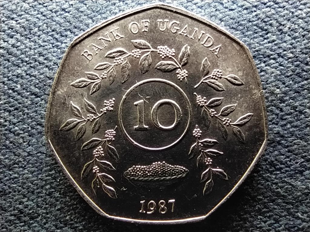Uganda 10 shilling 1987
