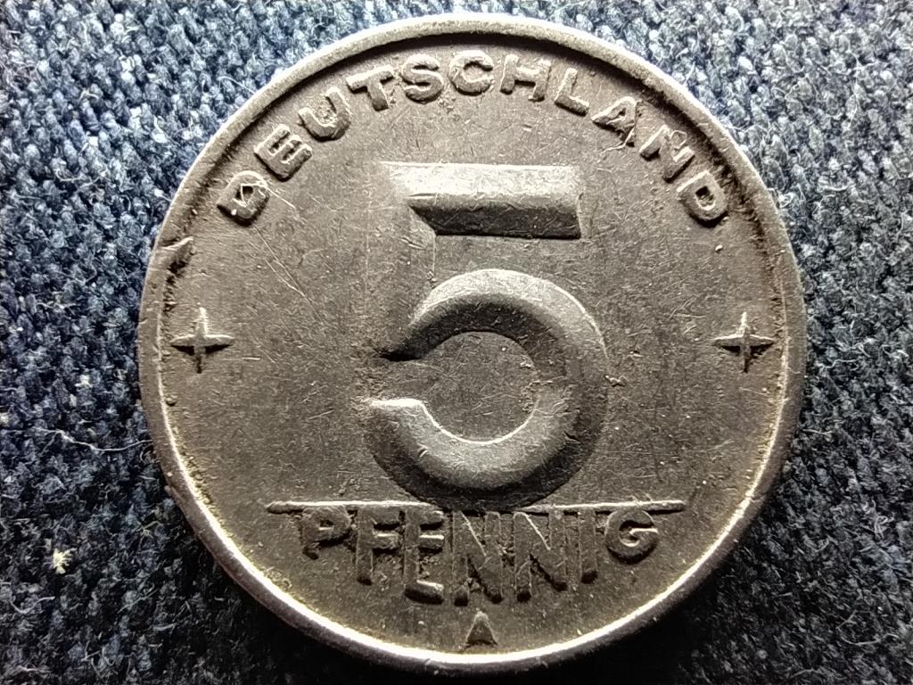 Németország NDK (1949-1990) 5 Pfennig 1950 A