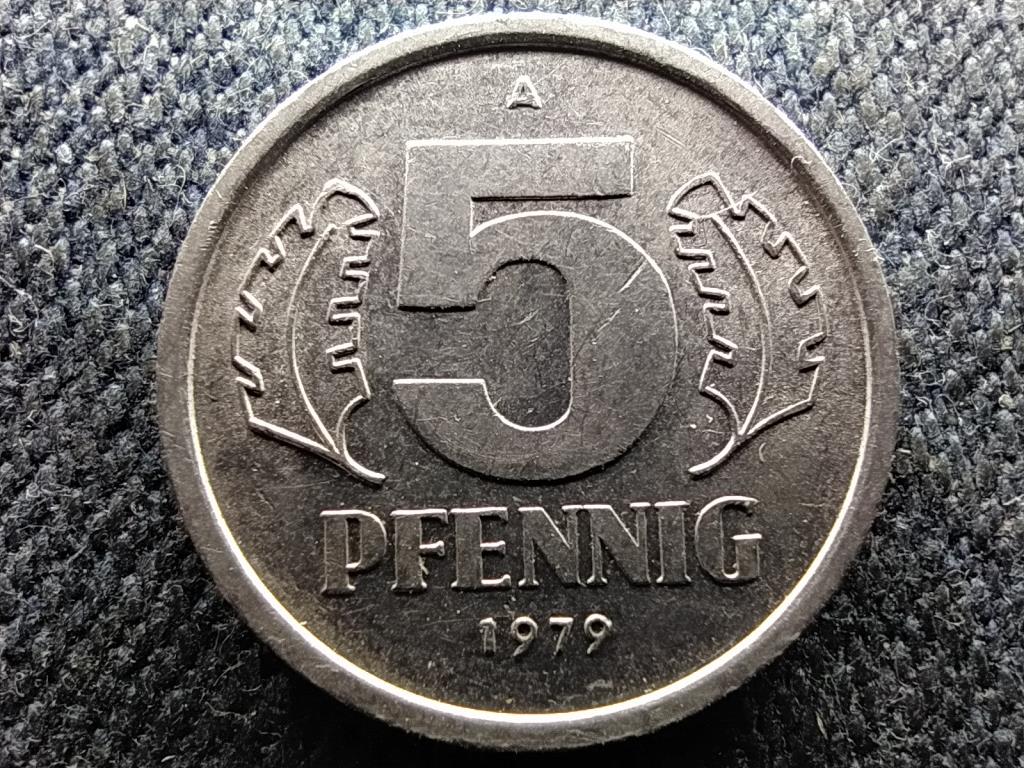 Németország NDK (1949-1990) 5 Pfennig 1979 A