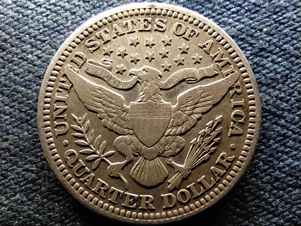 USA Barber Quarter .900 ezüst 1/4 Dollár 1909